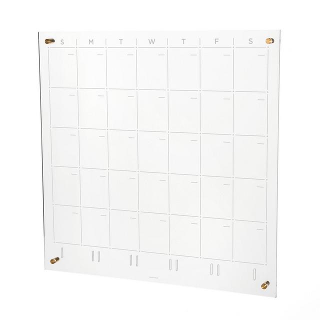 Russell + Hazel® Acrylic Monthly Wall Calendar in Clear