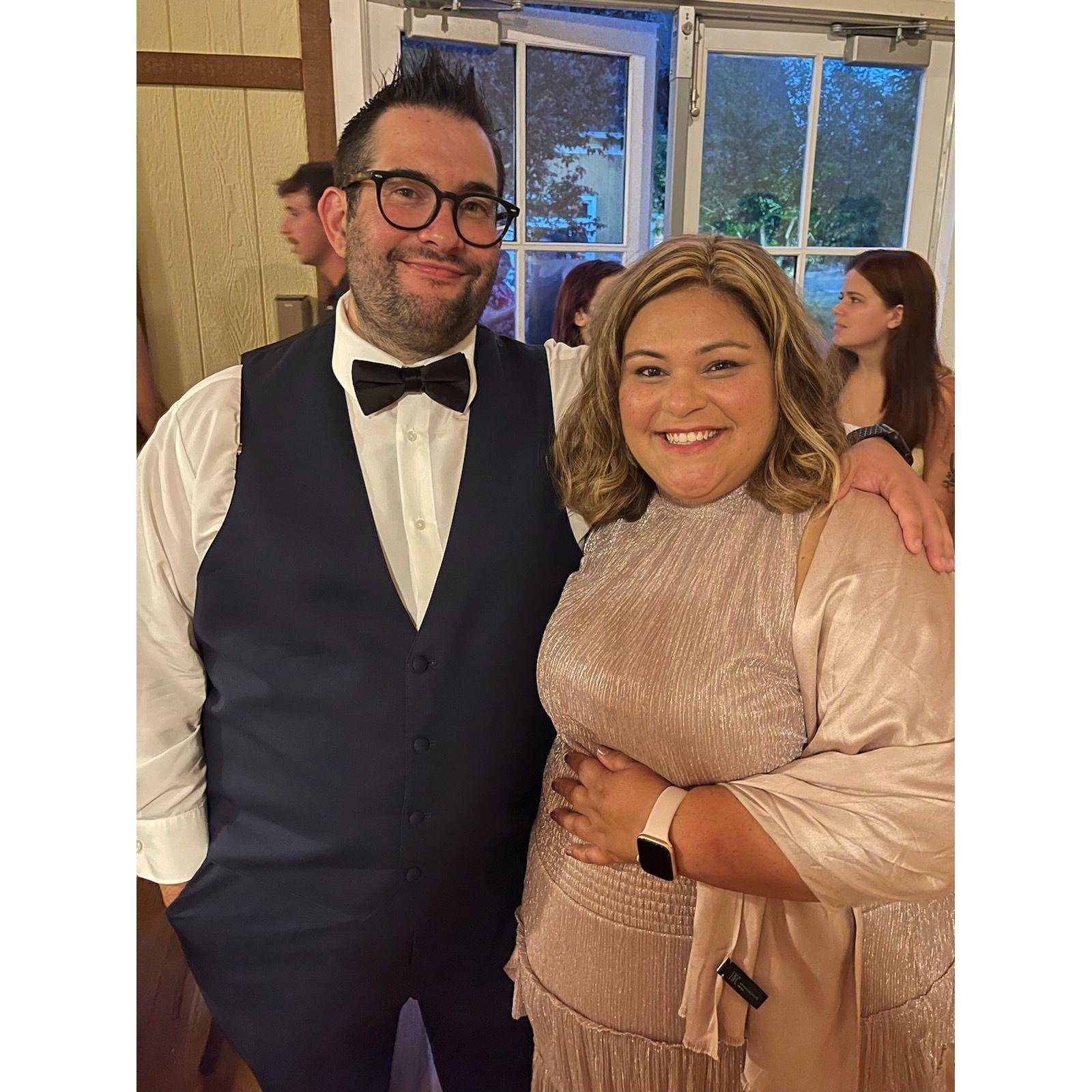 Another wedding and opportunity to see Dan in a suit!