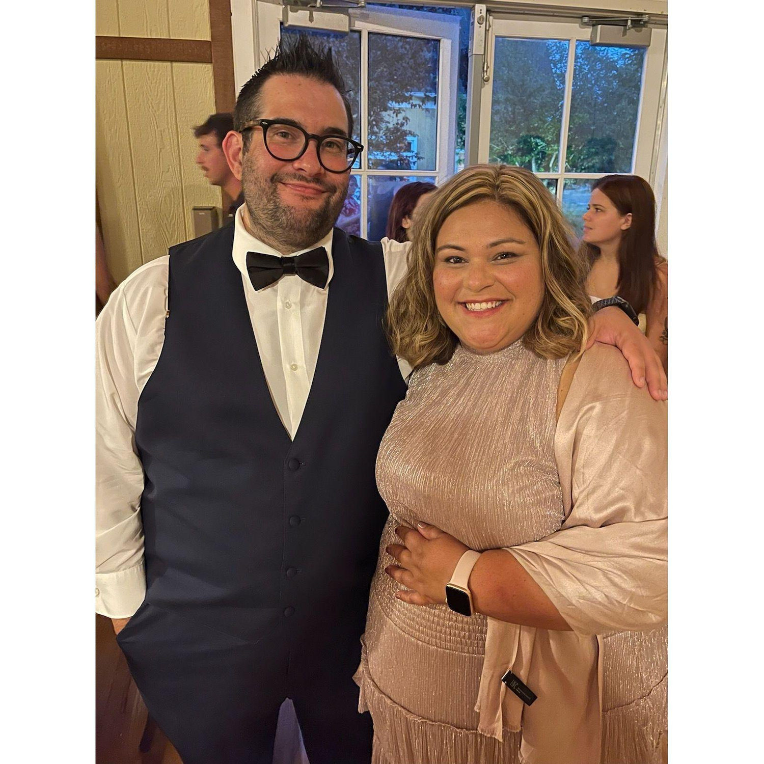 Another wedding and opportunity to see Dan in a suit!