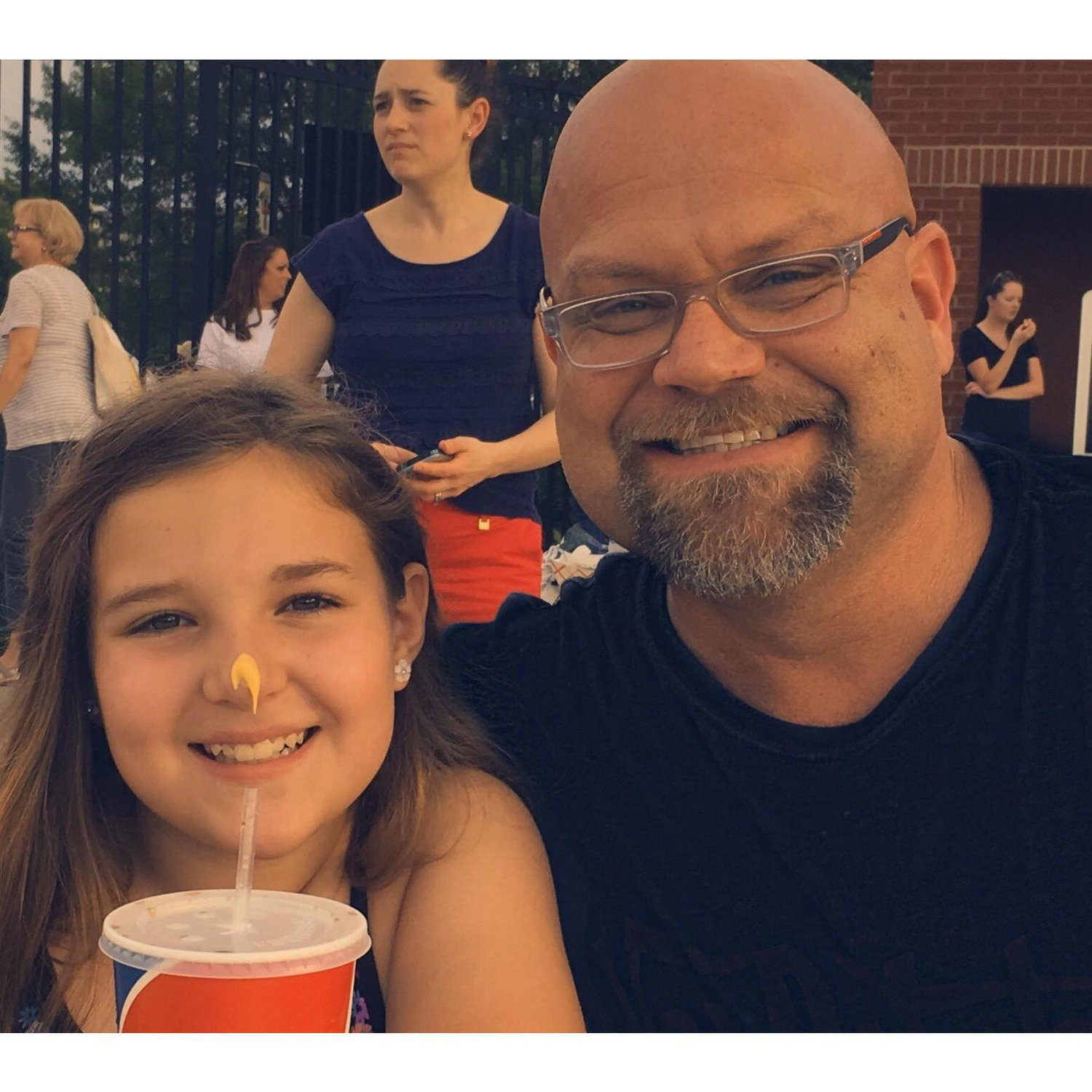 One of the first pics of Paul & Maddie.
