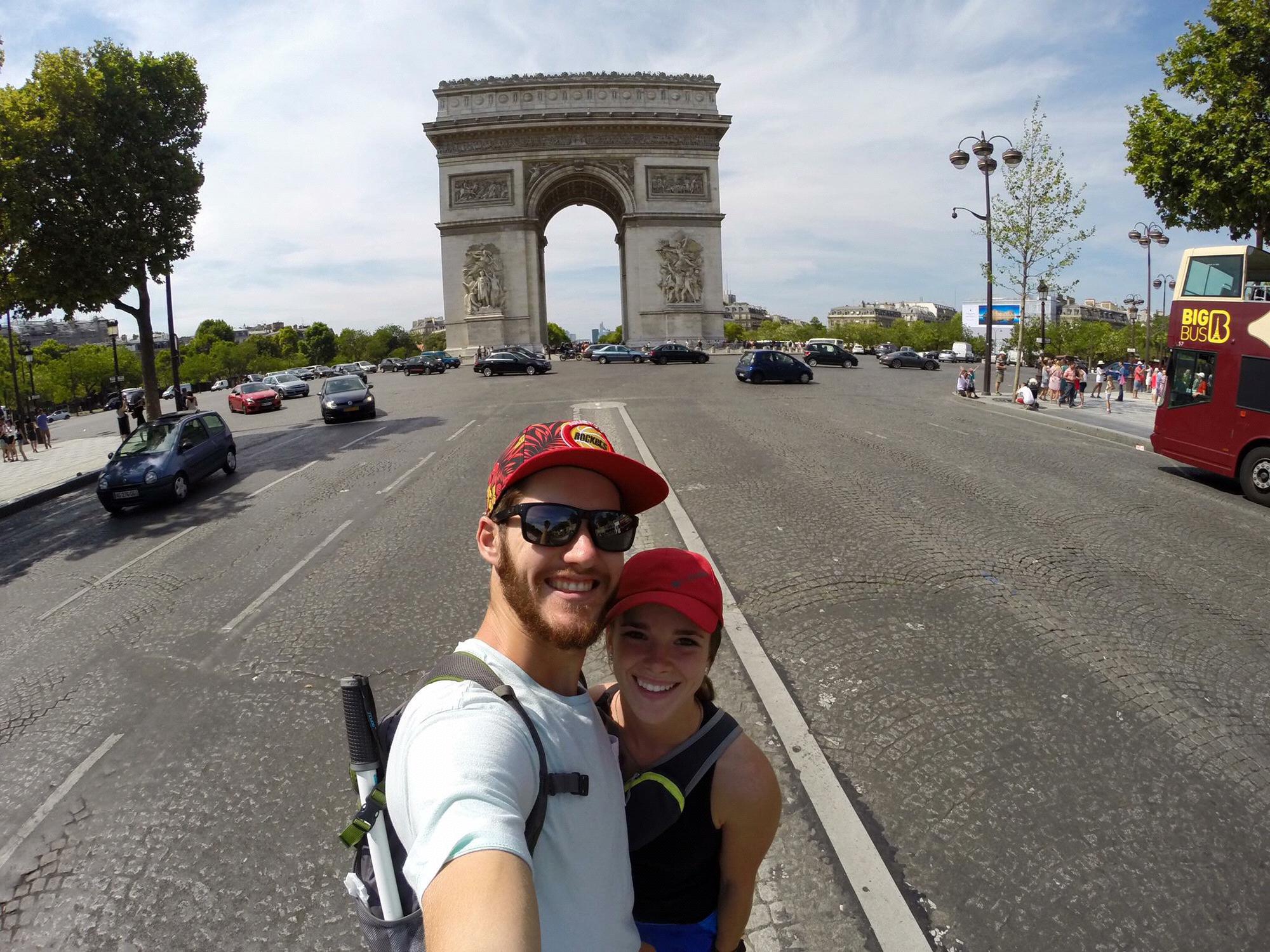 The Arc De Triomphe in Paris