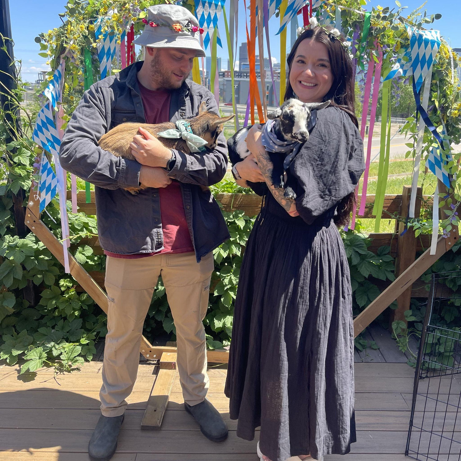 Mayfest Beer Garden in CO + Goats!
