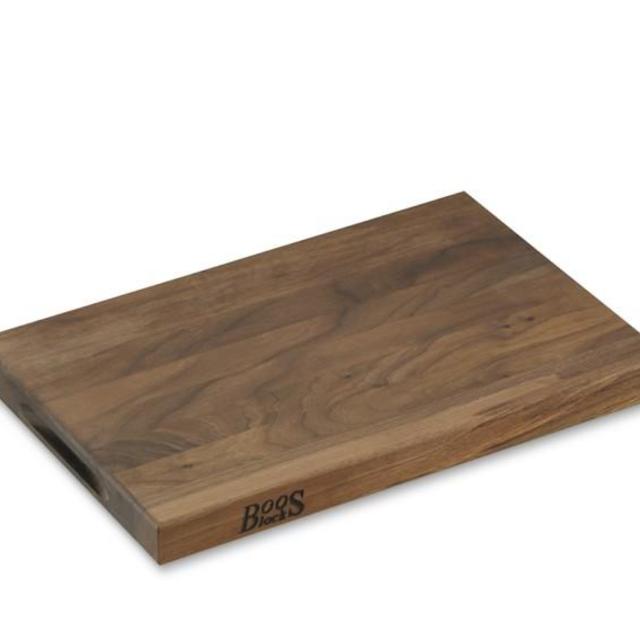 Boos Edge-Grain Rectangular Cutting Board, Walnut