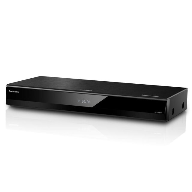 Panasonic - Streaming 4K Ultra HD Hi-Res Audio with Dolby Vision 7.1 Channel DVD/CD/3D Wi-Fi Built-In Blu-Ray Player, DP-UB820-K - Black