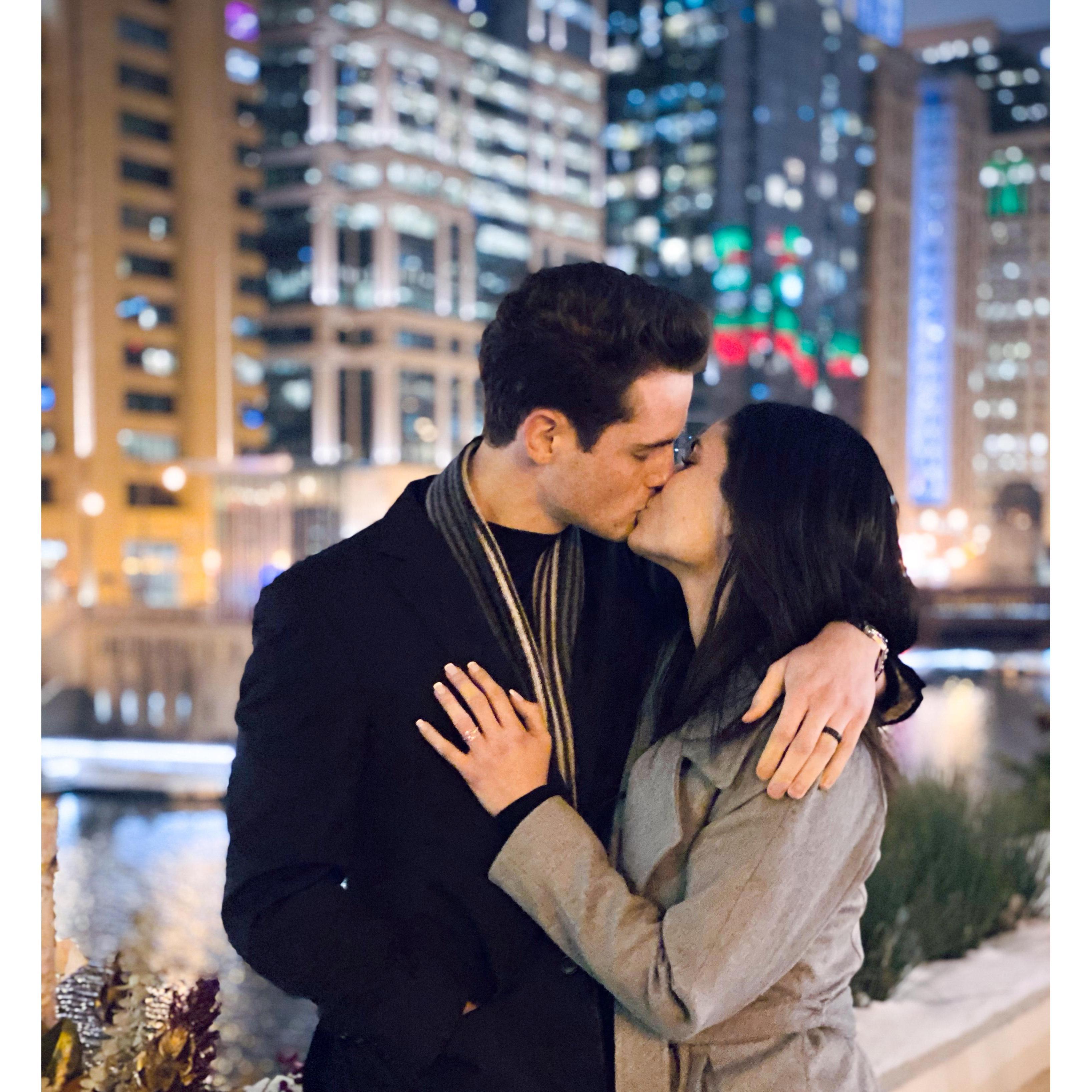 The night we got engaged