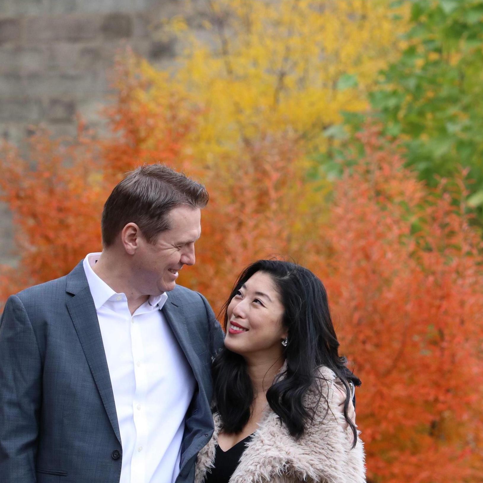 Warm smiles on a crisp Autumn day.