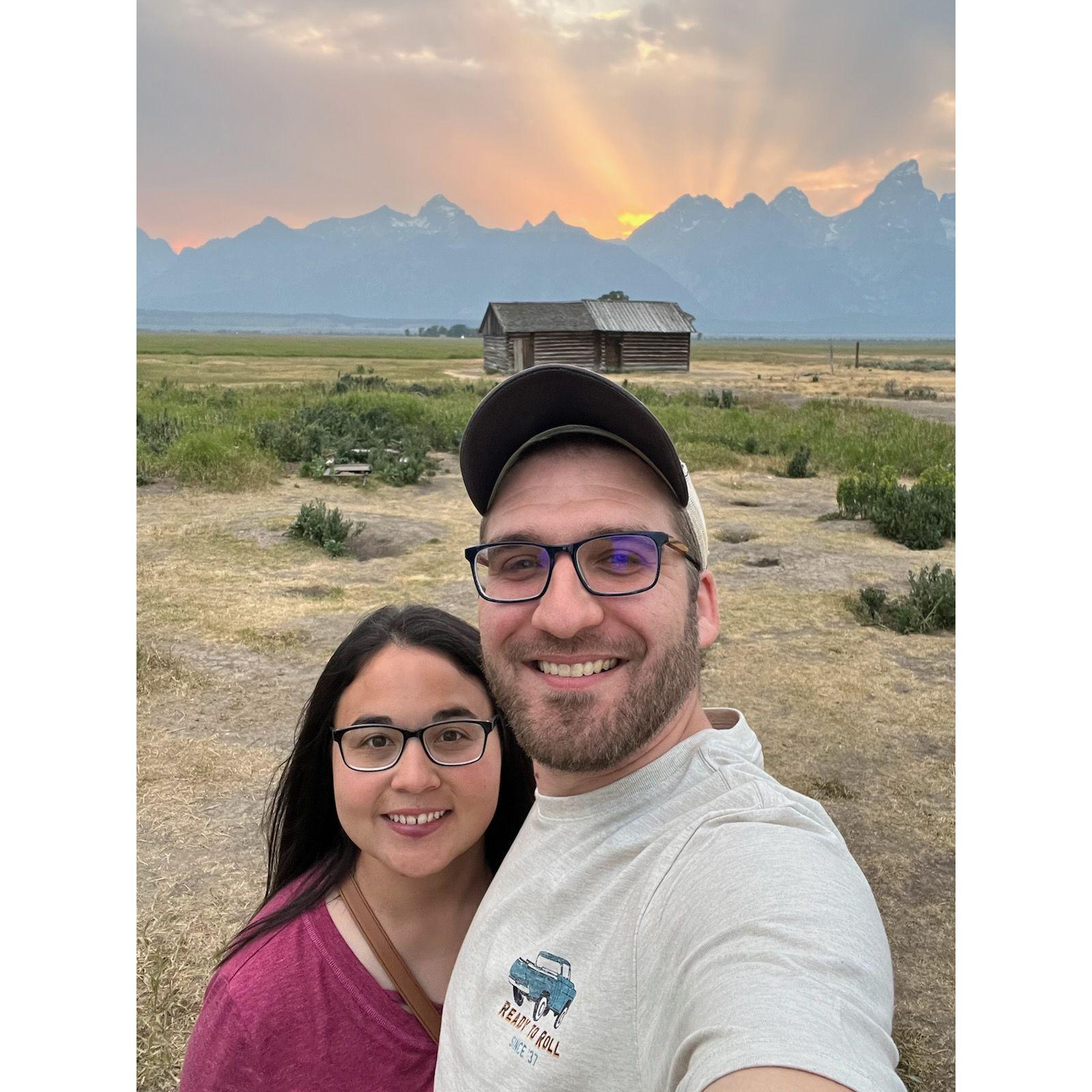 We got engaged on July 26, 2024 in Glacier National Park.  We also went to the Grand Tetons and Yellowstone during this trip.
