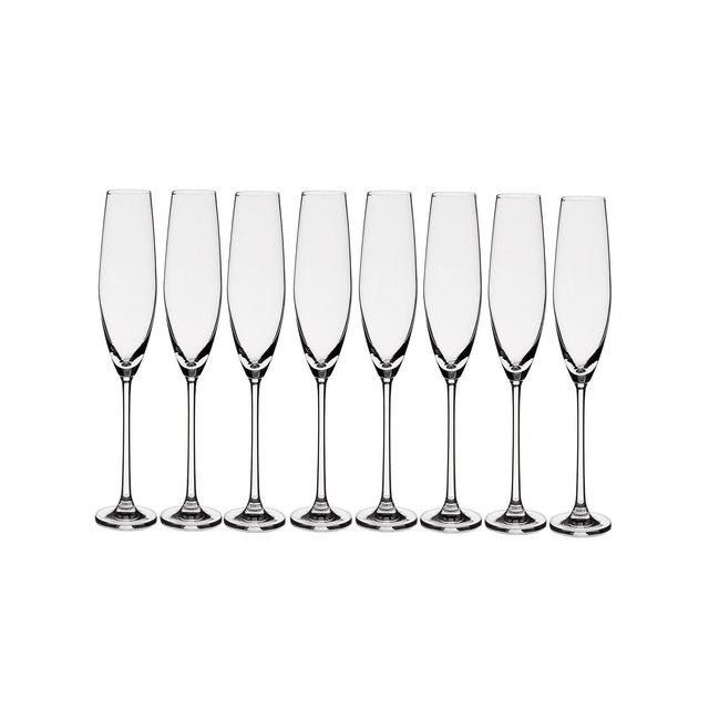 Anchor Hocking Champagne Flutes Glasses, Set of 8