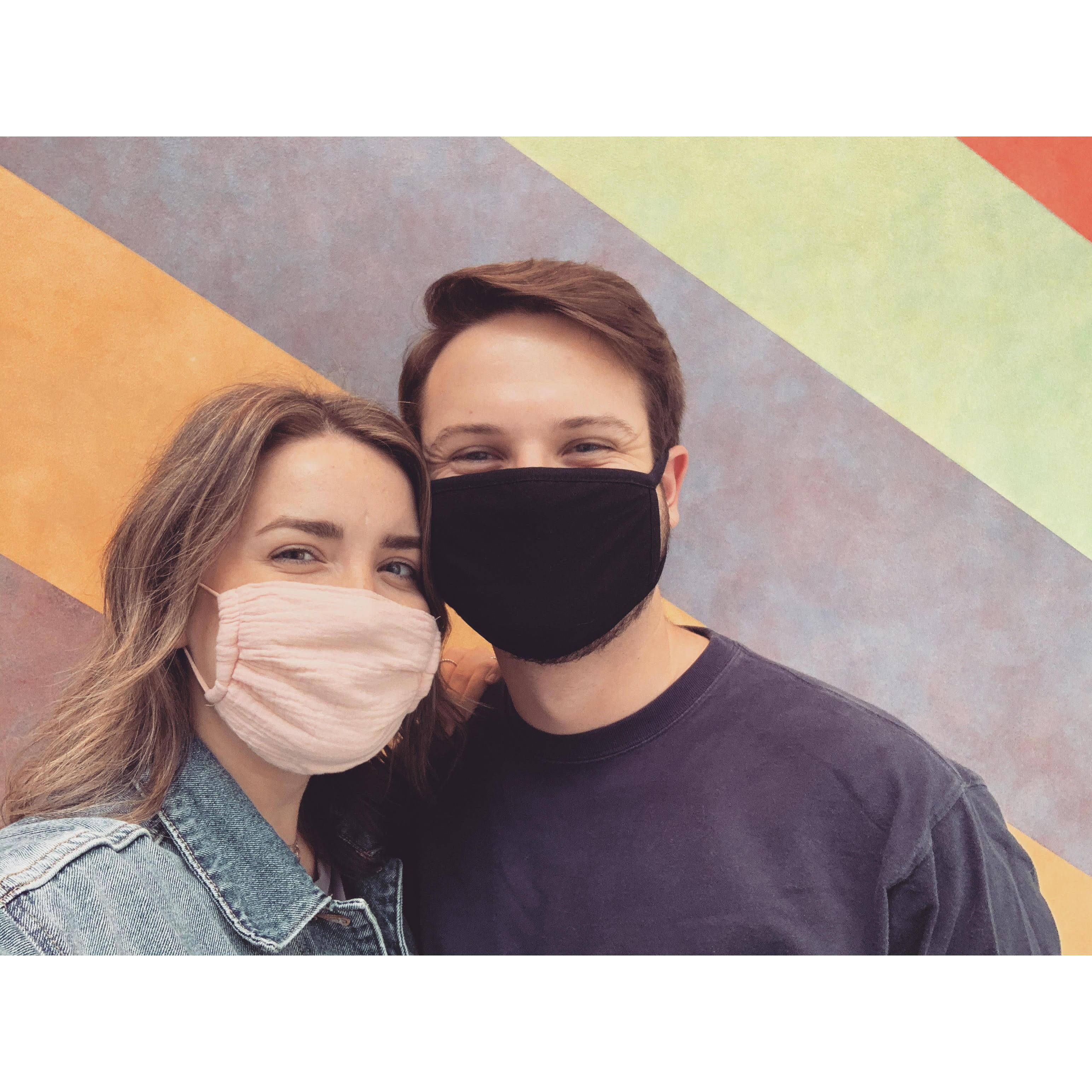 The highlights of our Covid dates - masks & all. Visiting the High Museum of Art!