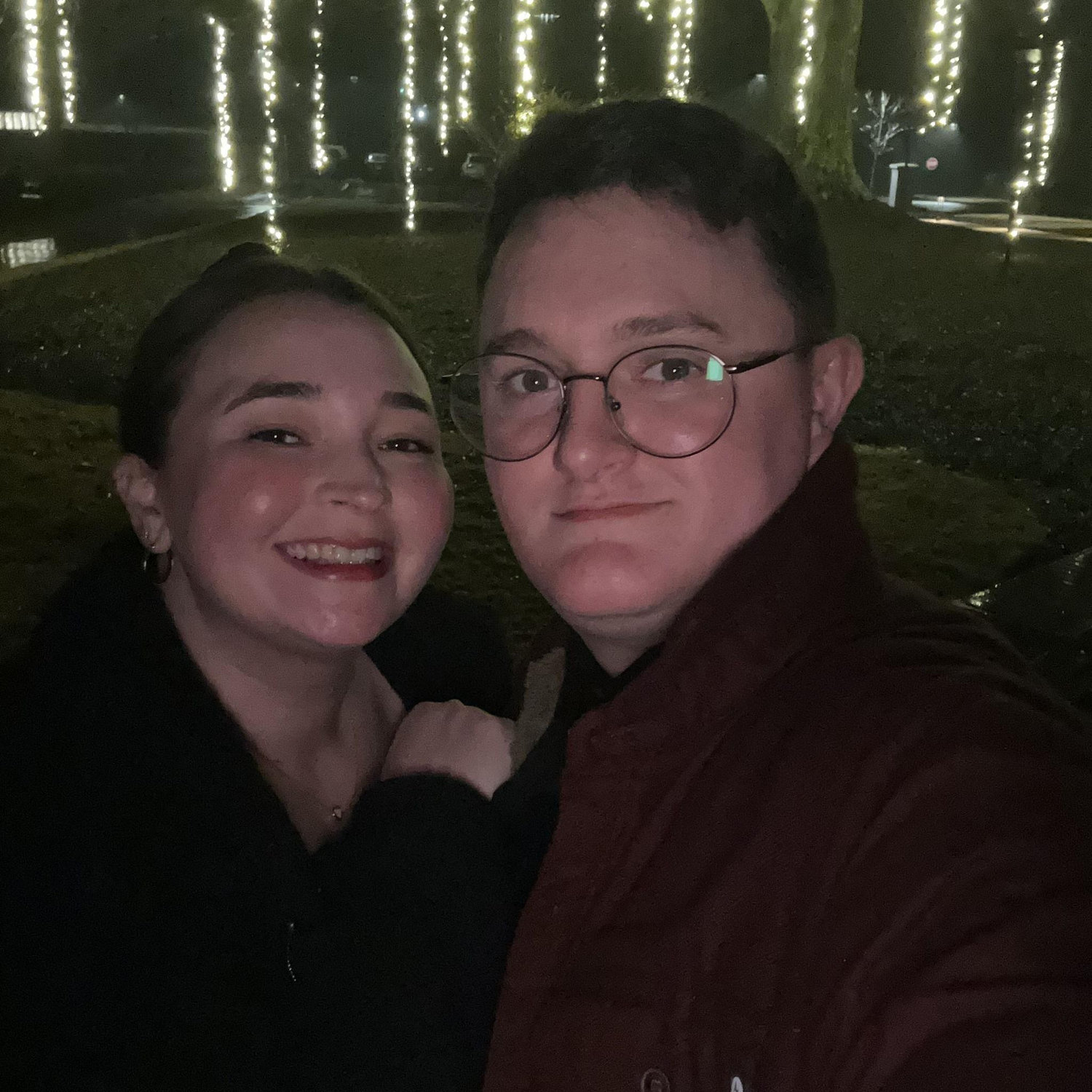 The night of our engagement.