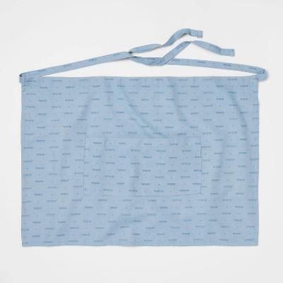 Cotton Chambray Half Apron Blue - Threshold™