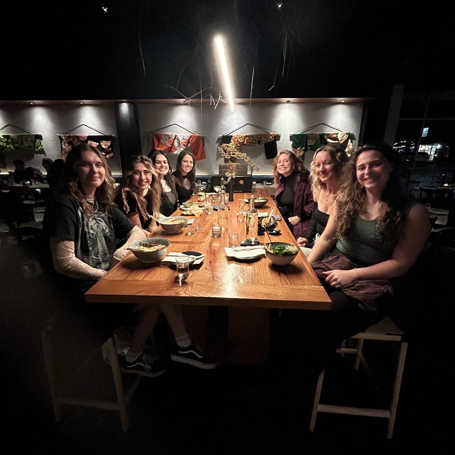 Bridal party getaway