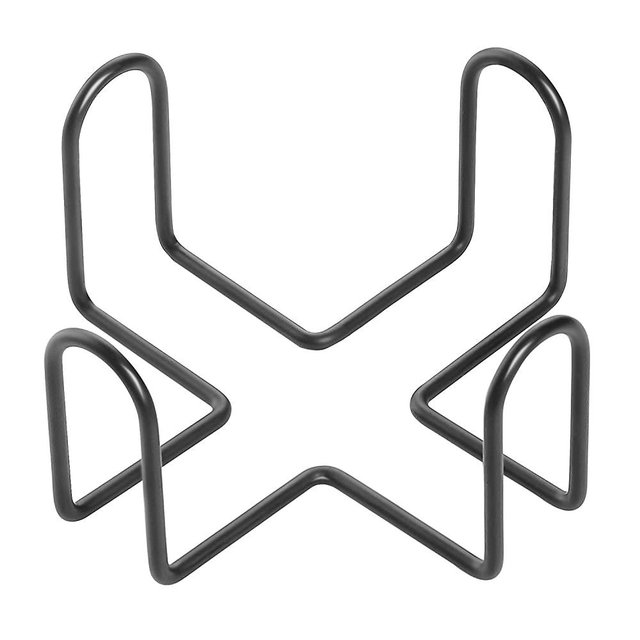 LIFVER 4.5 Inch Black Iron Metal Coasters Holder for Both Round and Square Coasters, Hold Up to 7 Lifver Coasters