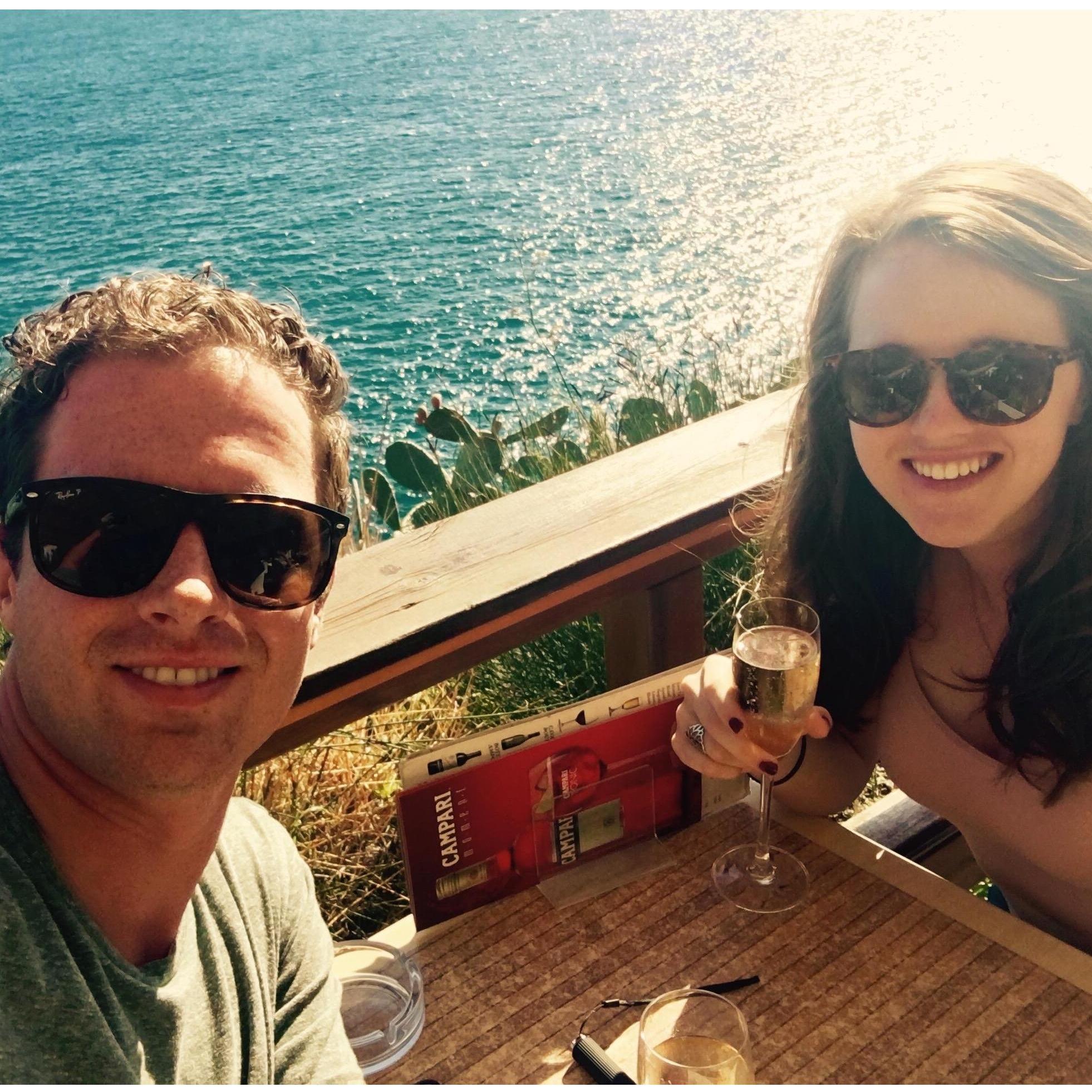 A little cava on the Costa Brava