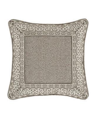 Milan 18" x 18" Square Embellished Decorative Throw Pillow