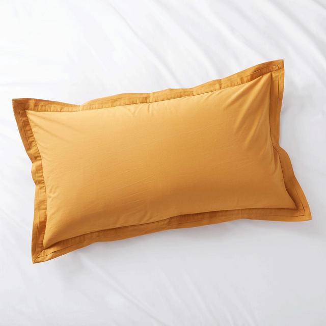 Mellow Amber Organic Cotton King Sham