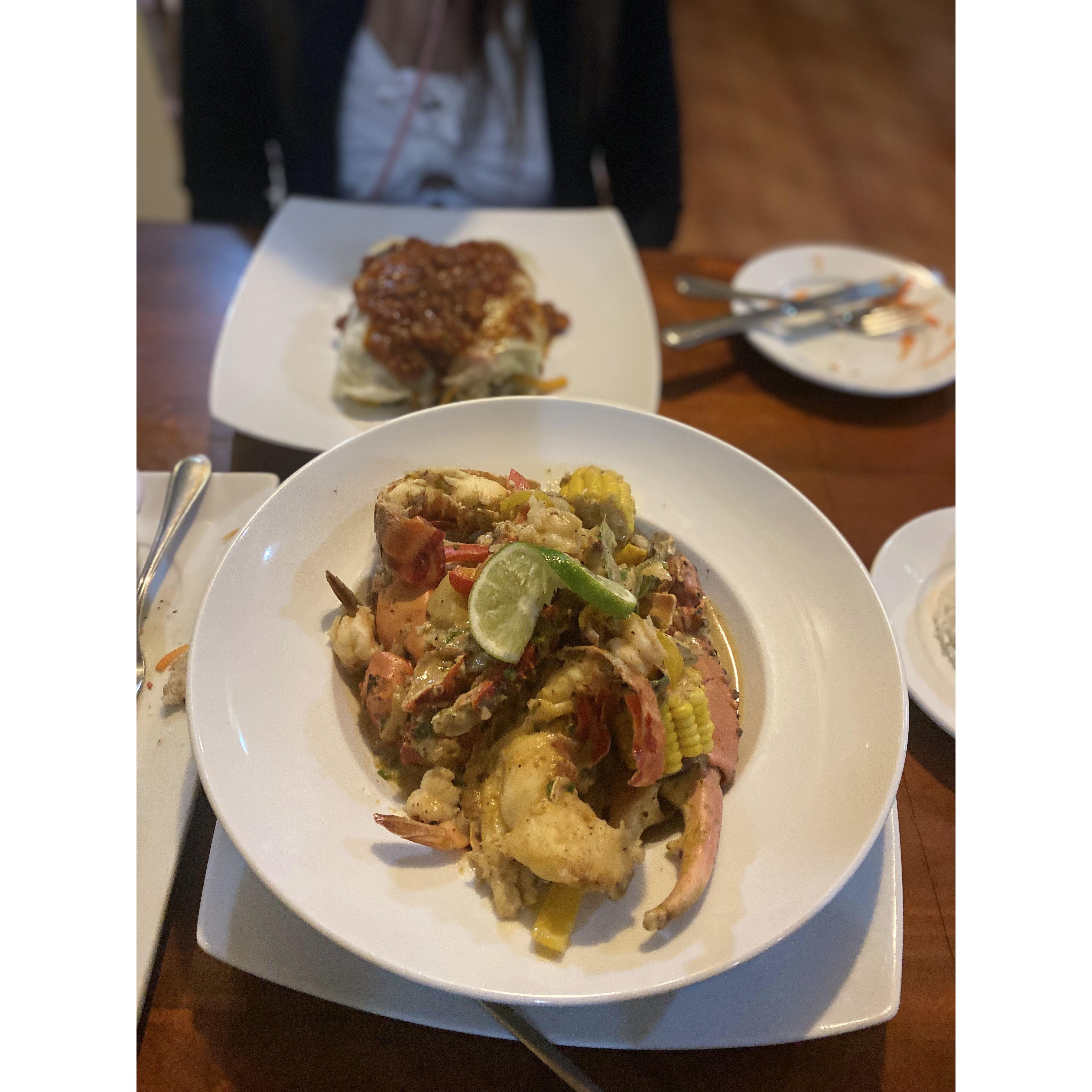 Seafood in Belize for you foodies.