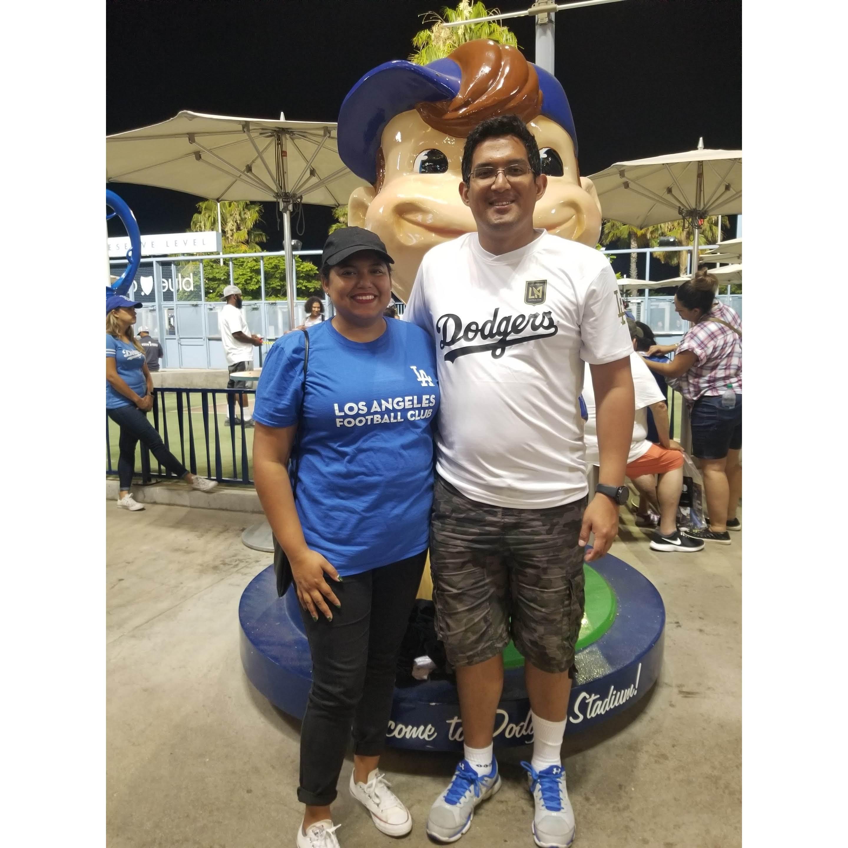 His first Dodgers game for a LAFC Night