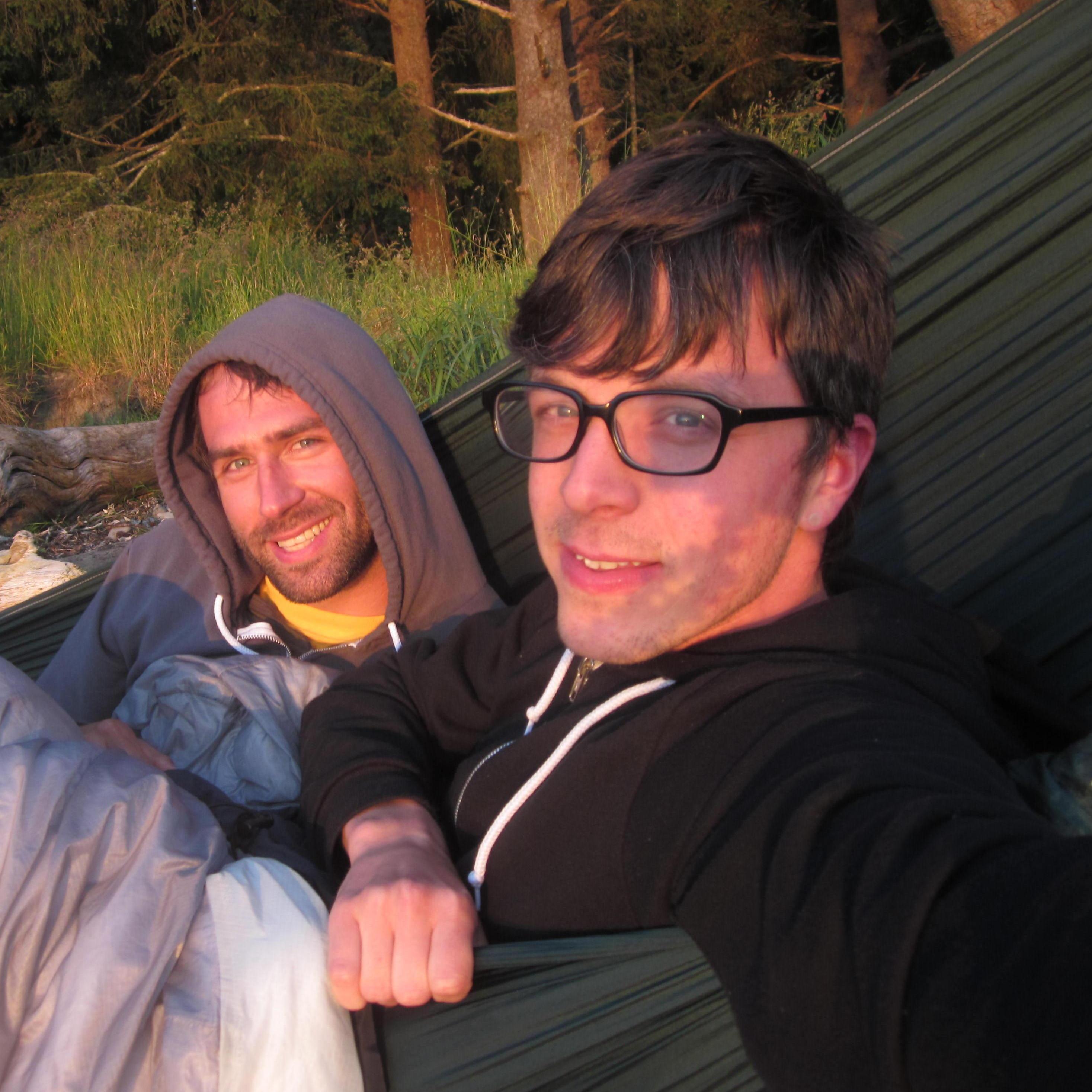 Our first backpack trip together on the Washington coast.