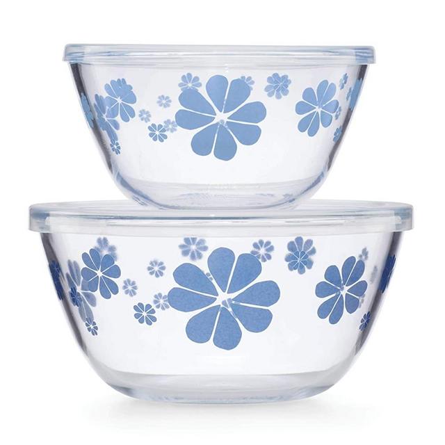 KATE SPADE Blue Nolita 2-Piece Storage Bowl Set, 4.05 LB
