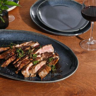 Dawson Mill 3-Piece Stoneware Oval Serving Platter Set