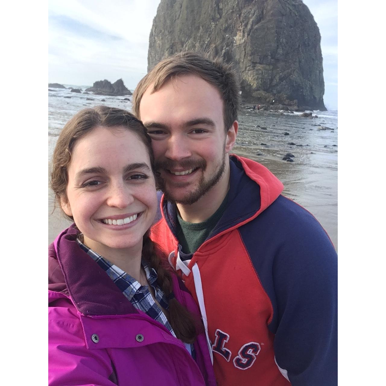 Both of us LOVE the beach, so it stands to reason we'd go as often as we can... regardless of what coast we were on!