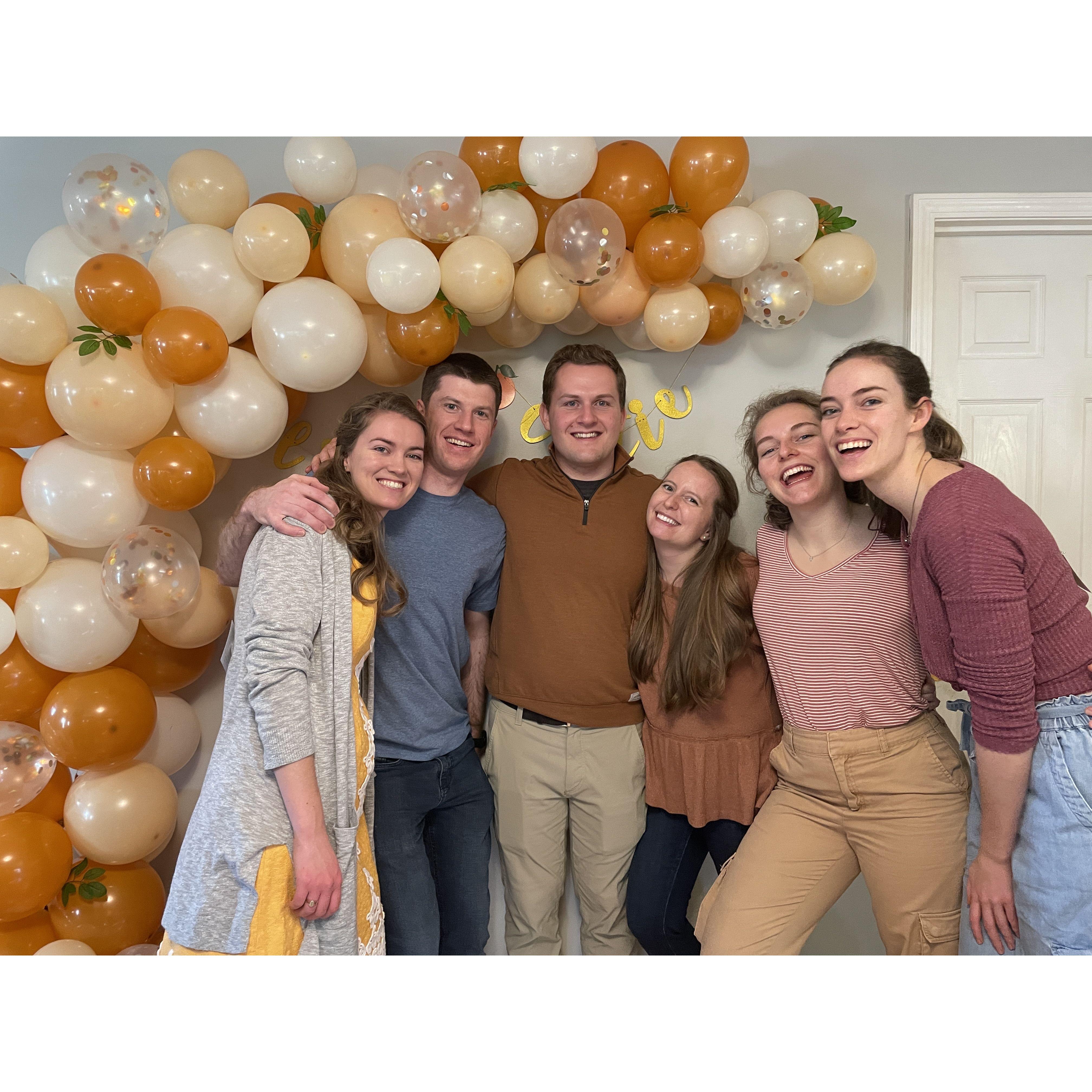 Hosting a baby shower for our future bridesmaid and flower girl!