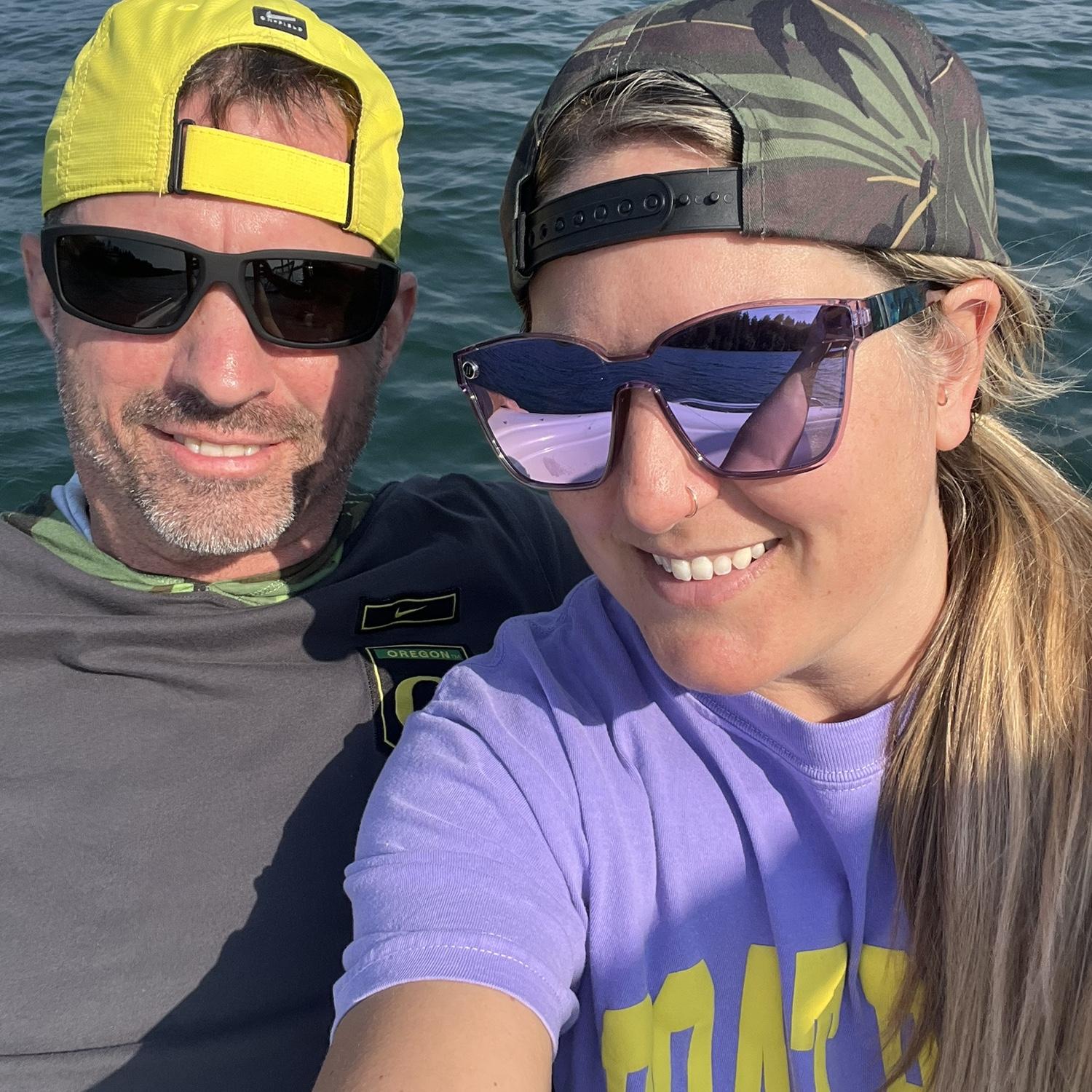 One of many boats days together ❤️