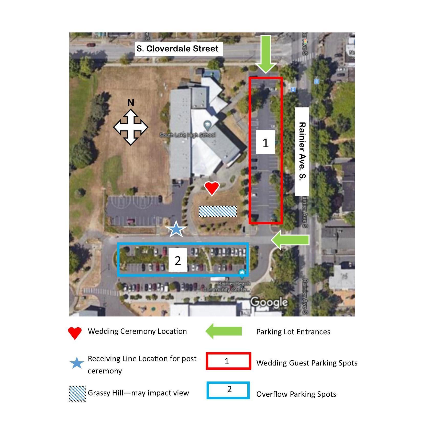 Wedding Location Map