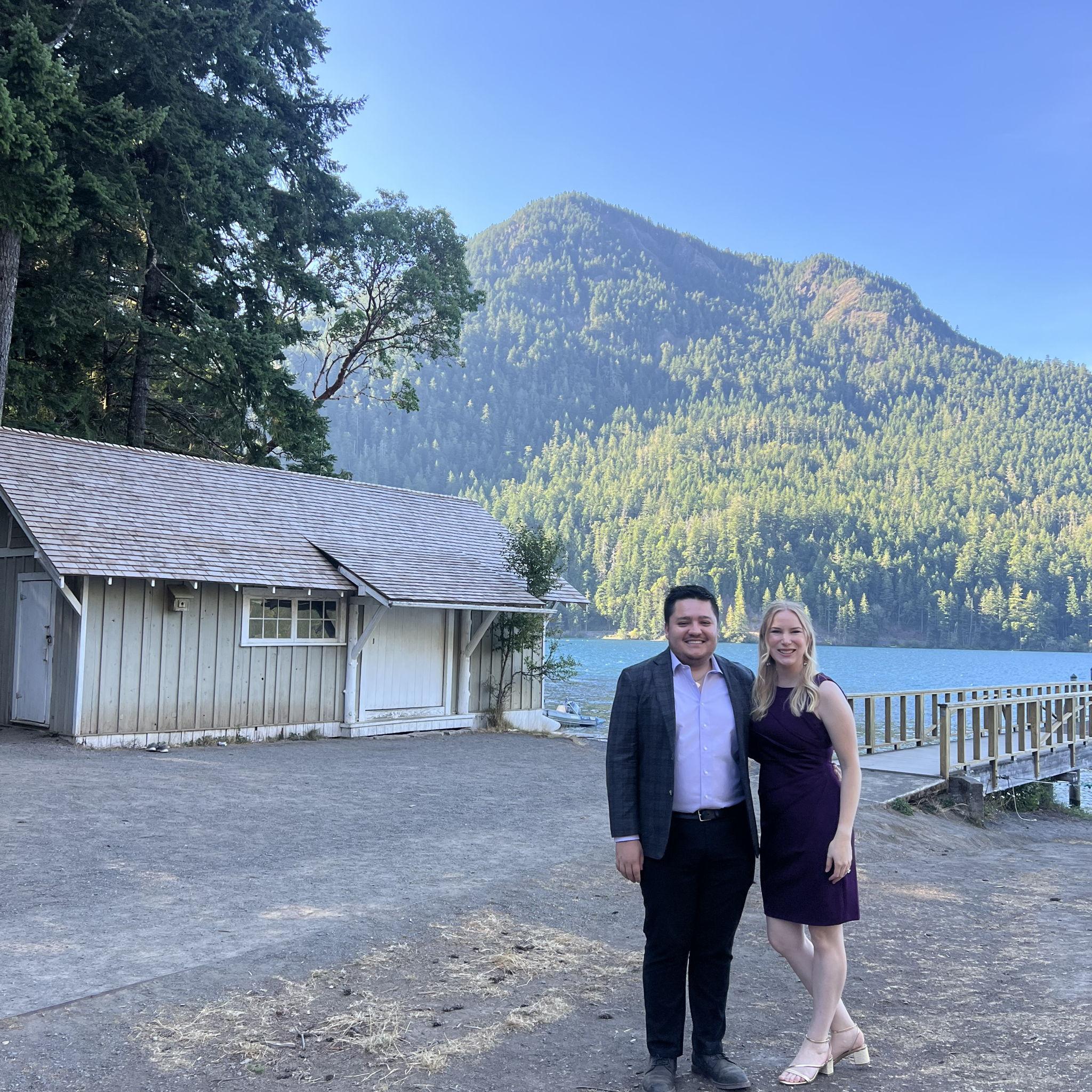 Summer in Seattle at our friend's wedding :)