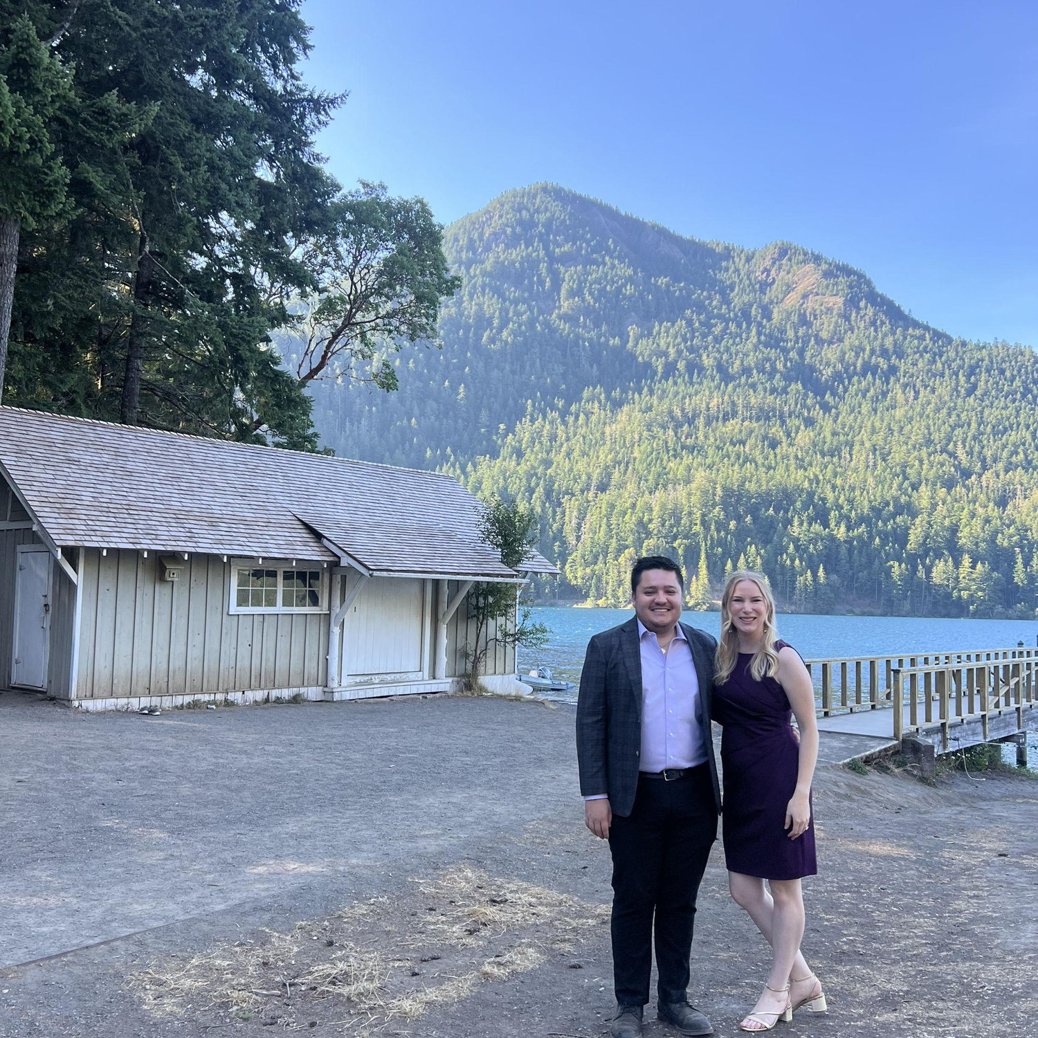 Summer in Seattle at our friend's wedding :)