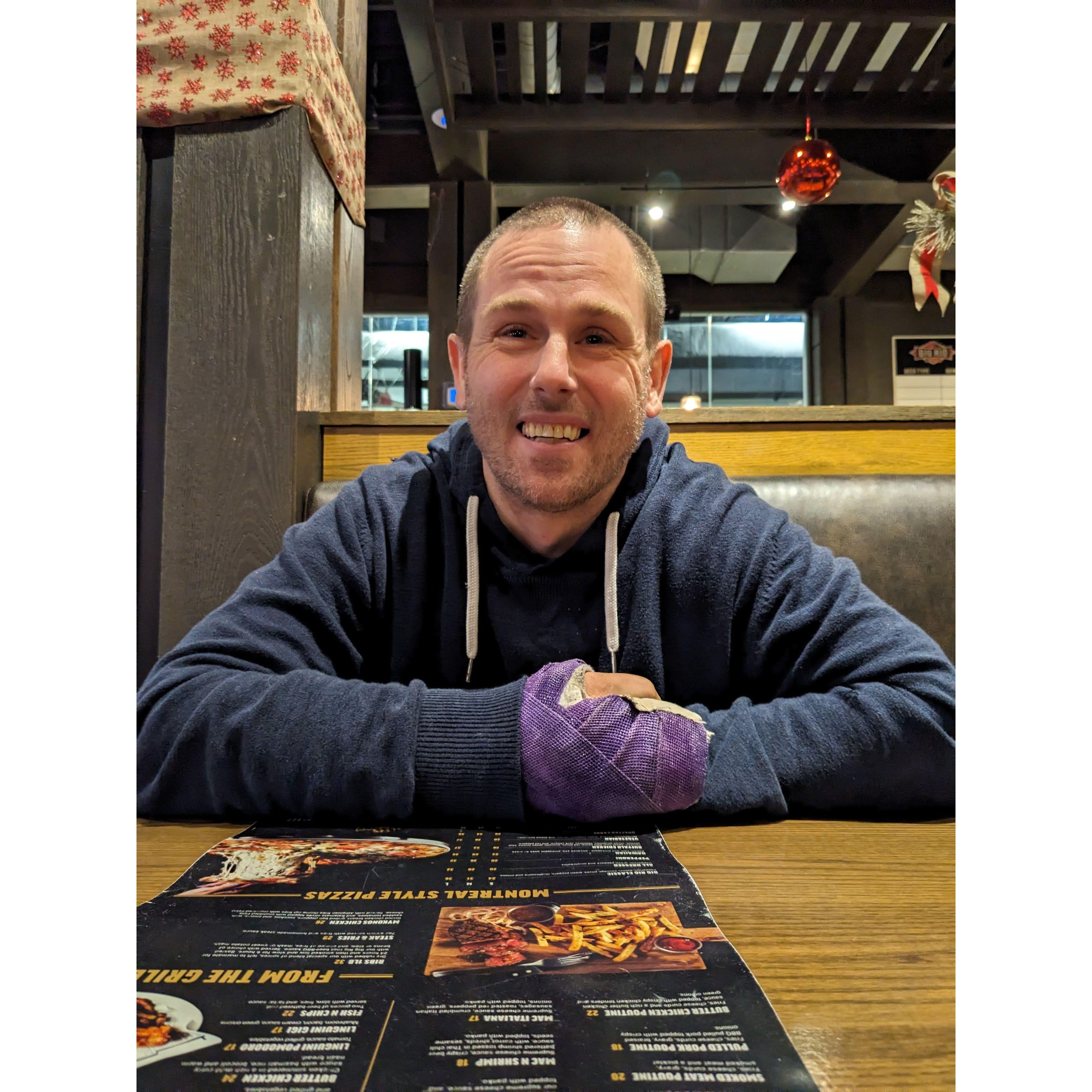 He knew he was about to propose, I had no idea