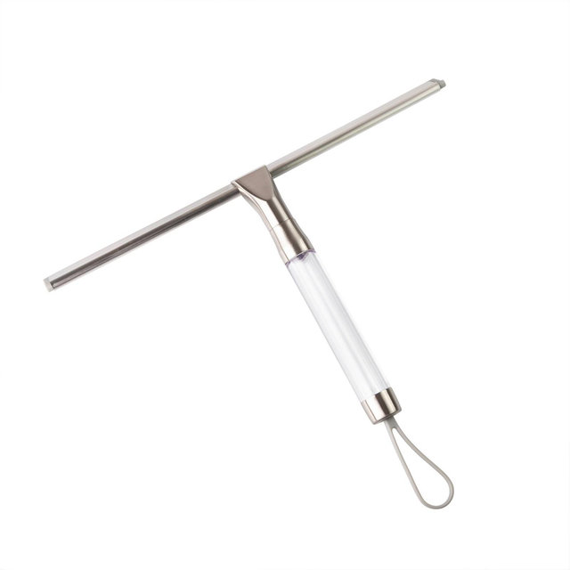 Deluxe Multi-Use Shower Squeegee with Wide 12'' Blade Clear - Zadro