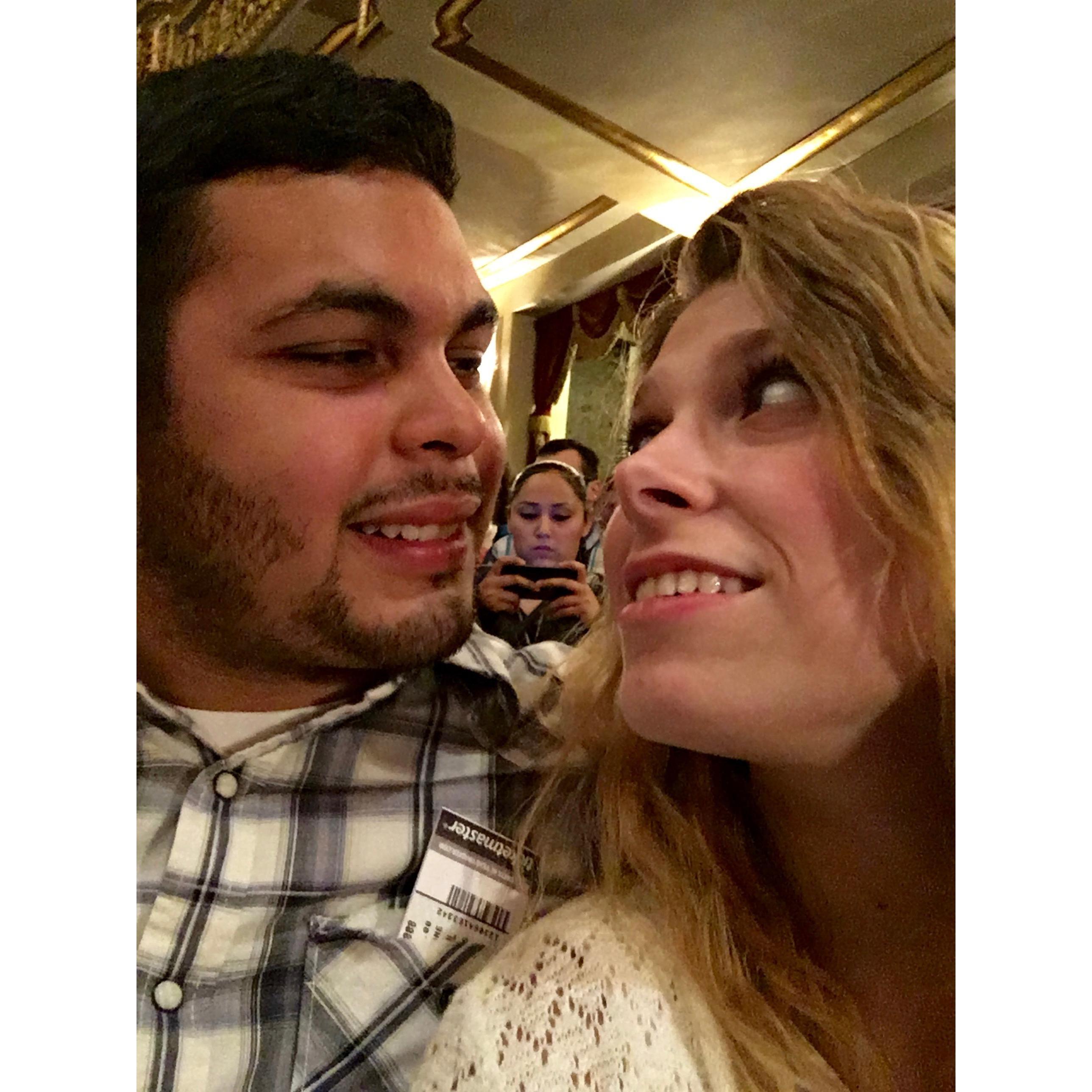 One of our more memorable dates - going to see Lindsey Stirling at the Orpheum