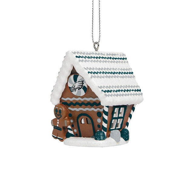 FOCO NFL Unisex-Adult Gingerbread House Holiday Christmas Tree