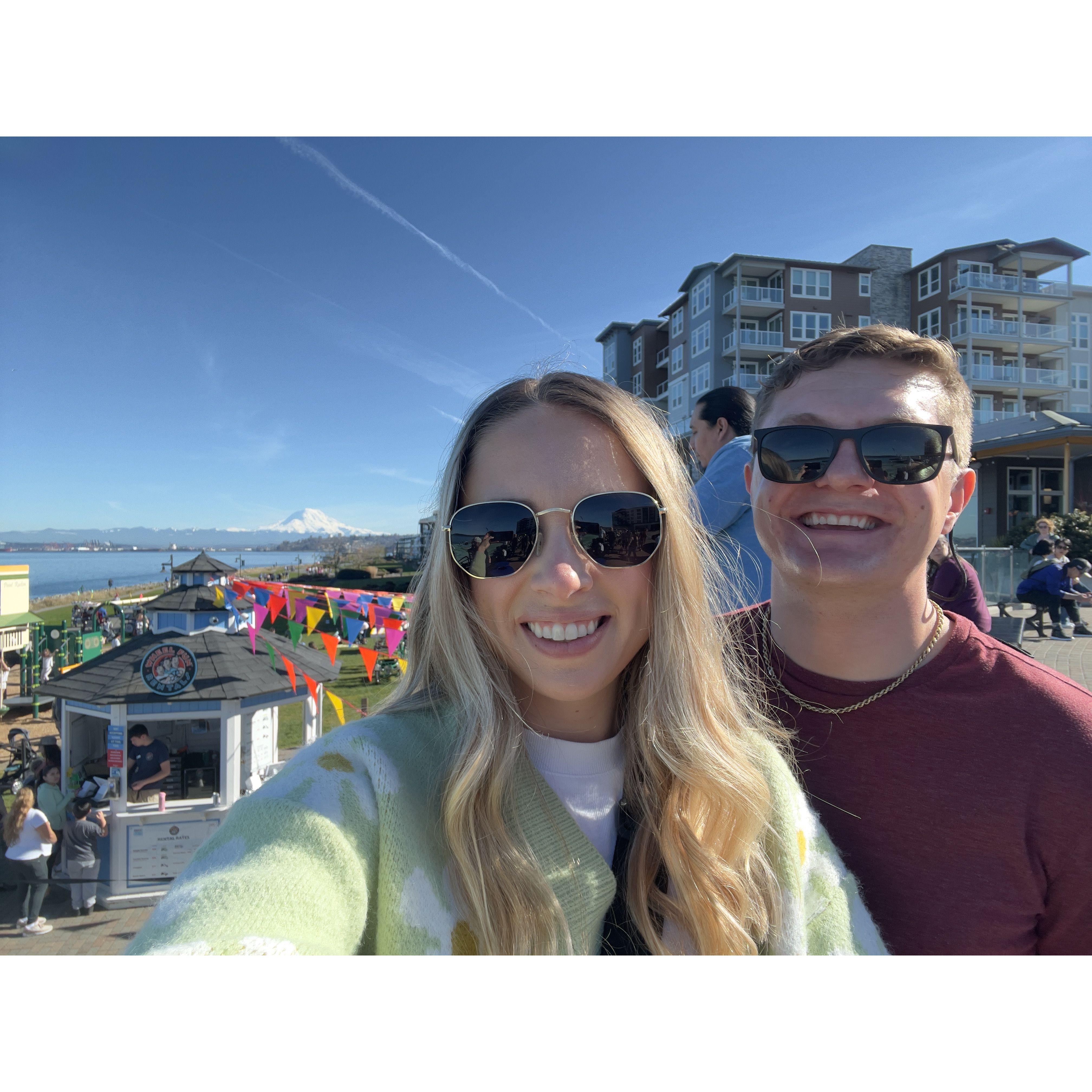 Celebrating our 4th anniversary together