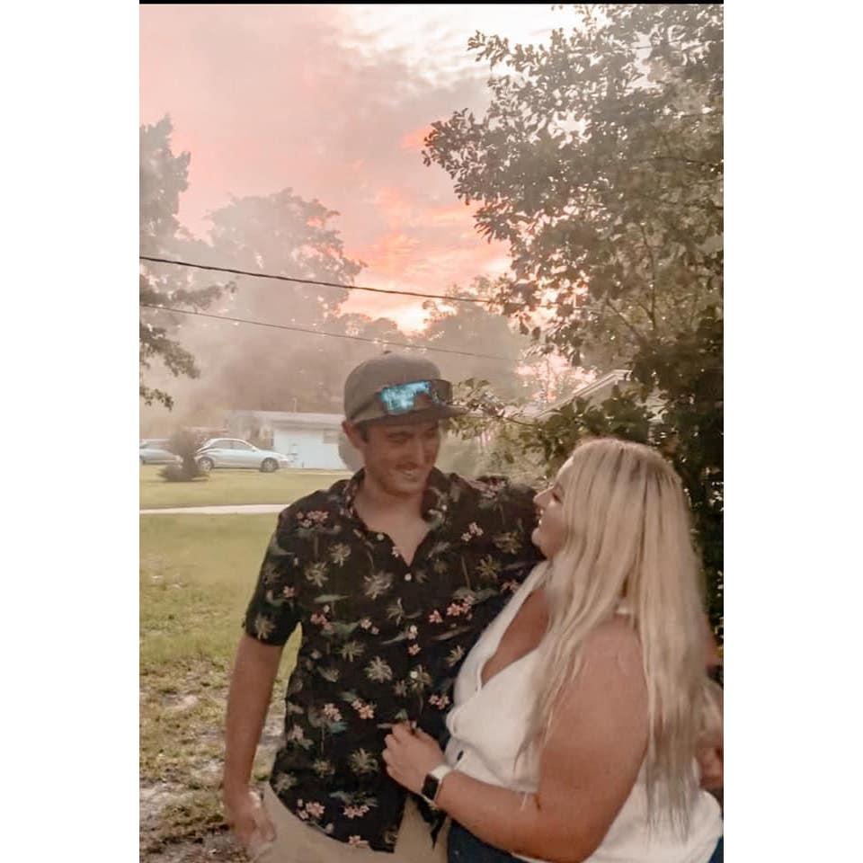 First fourth of July together...we may or may not have drank a whole bottle of of whiskey and talked on the ground of a party for hours