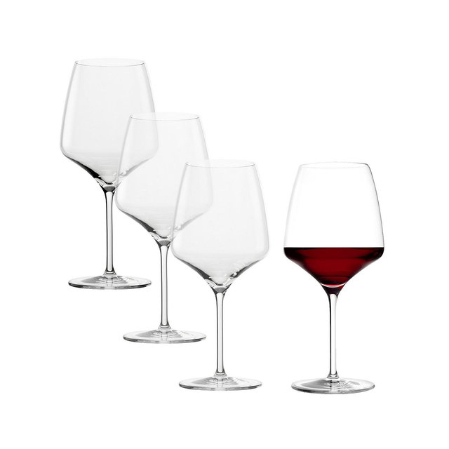 Stölzle Lausitz Experience Burgundy Glasses, Set of 4
