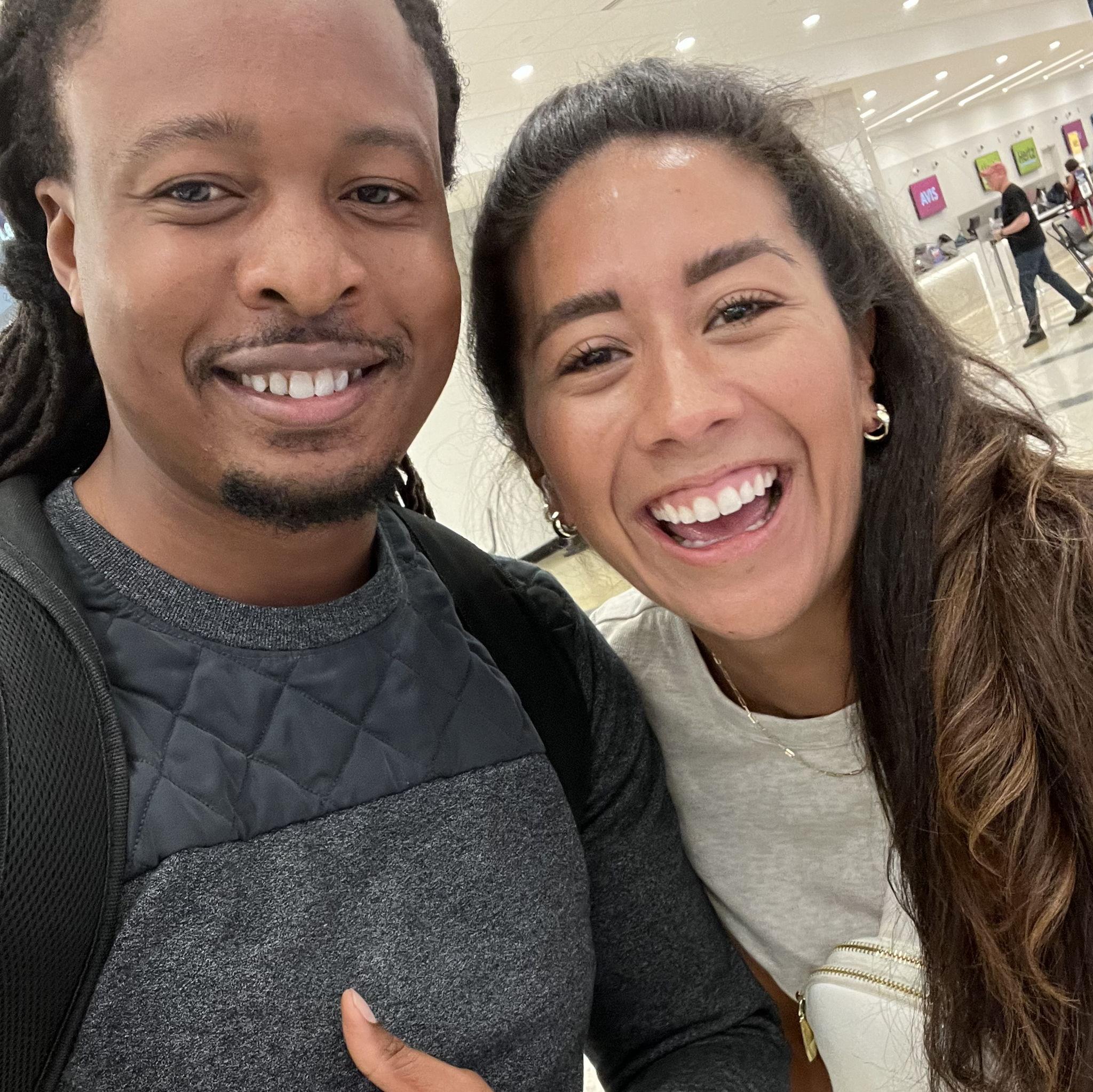 First airport pickup!