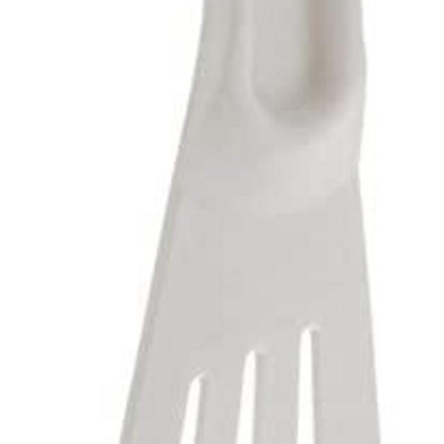 Mercer Culinary Hell's Tools Hi-Heat Slotted Spatula, 12 Inch x 3.5 Inch, White