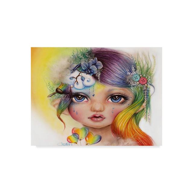 Sheena Pike Art And Illustration 'Rainbow Rosalie' Canvas Art - 18" x 24"