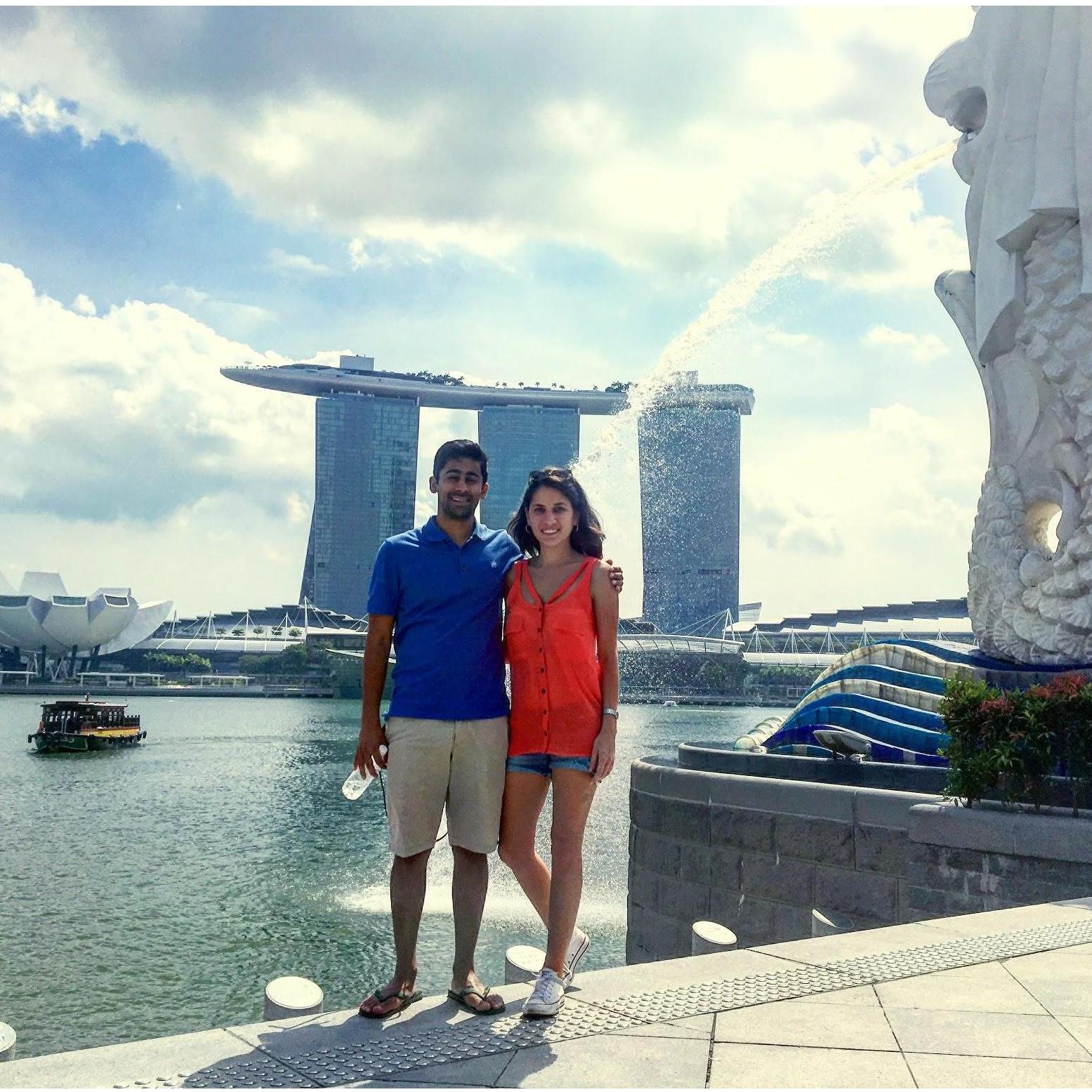 Lily's first visit to Singapore