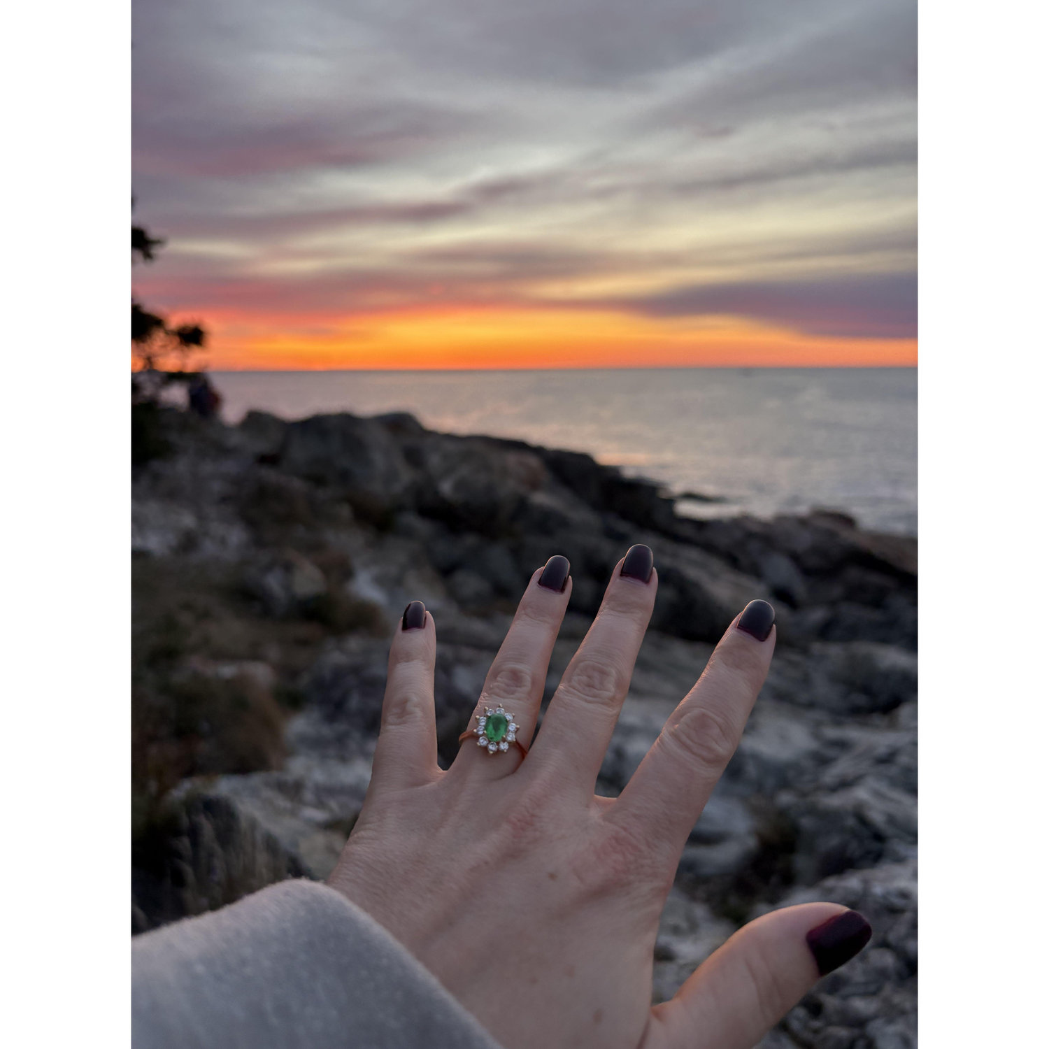 Marie's engagement ring