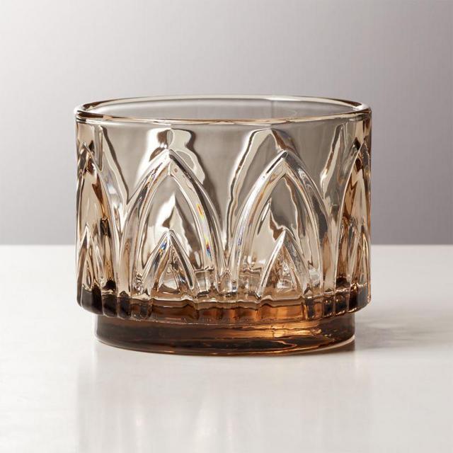 Buchanan Smoke Stacking Double Old-Fashioned Glass