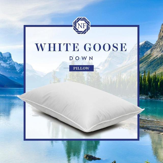 White Goose Down Pillow