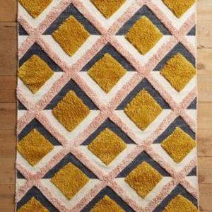 Hand-Tufted Trellis Rug