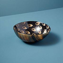 Artisan Horn Peacock Bowl Medium
