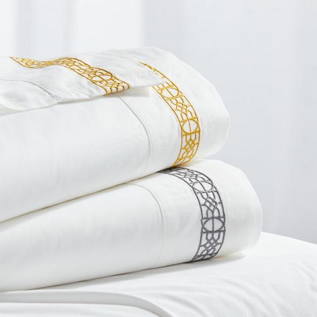 Lior Organic Embroidered Sheet Sets