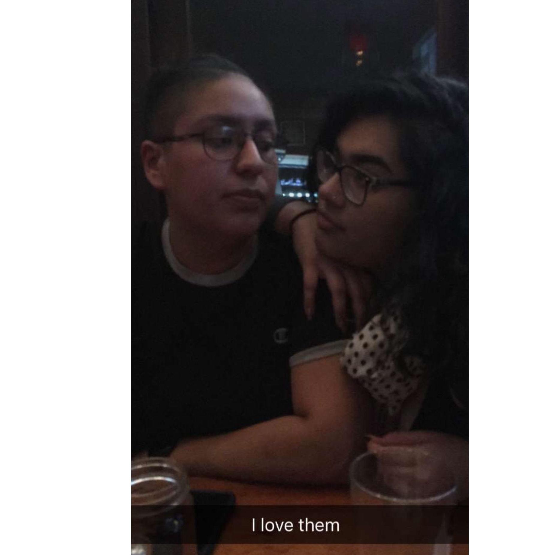 One of our first pictures together. We were babies! NYE 2017.