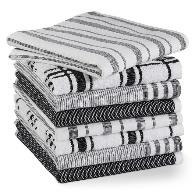 Williams Sonoma Absorbent Dishcloths, Set of 8, Black